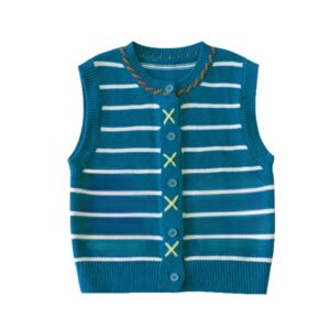 Striped Cardigan Tank